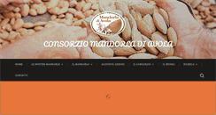 Desktop Screenshot of consorziomandorlaavola.it
