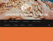 Tablet Screenshot of consorziomandorlaavola.it